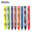 Mini crayones para colorear redondos personalizados baratos al por mayor